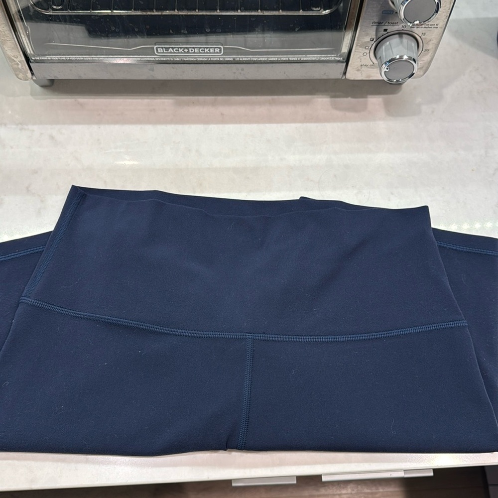Lulu blue biker shorts